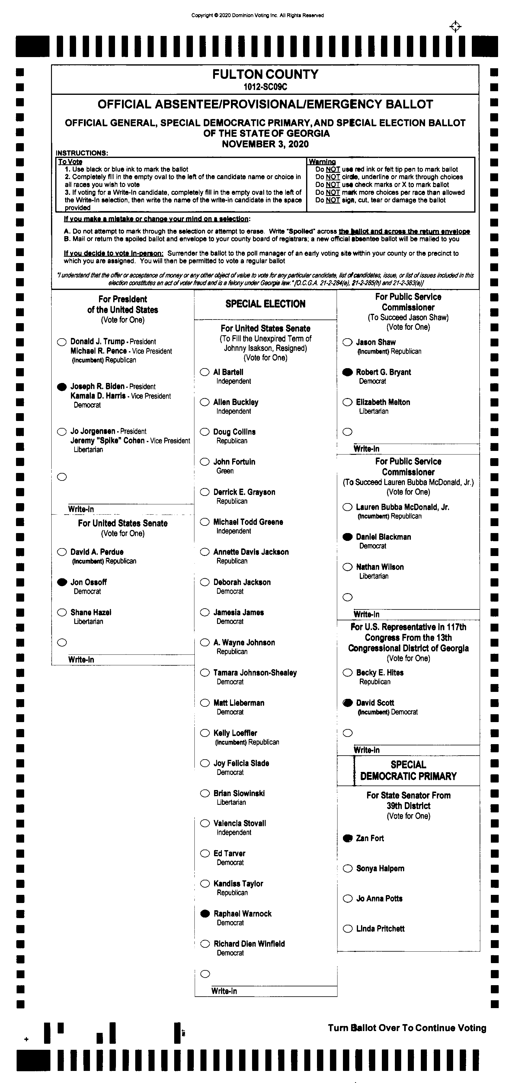 Source Ballot